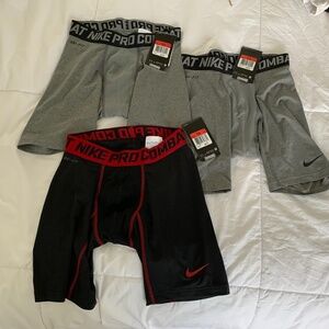 3 Pc set Nike Compression shorts